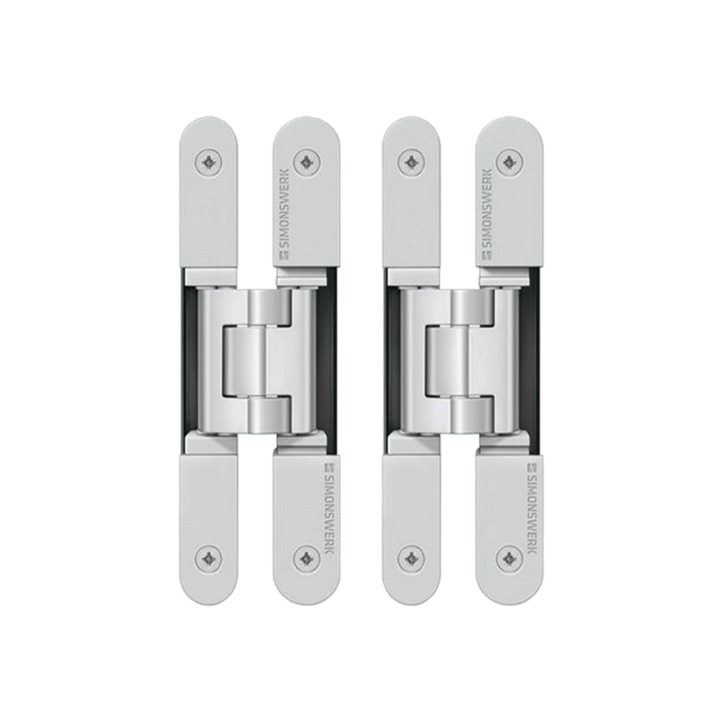 onzichtbaar scharnierset rvs look