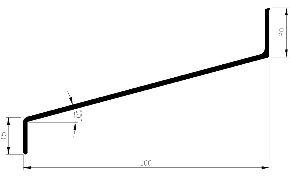 waterslagprofiel aluminium brute