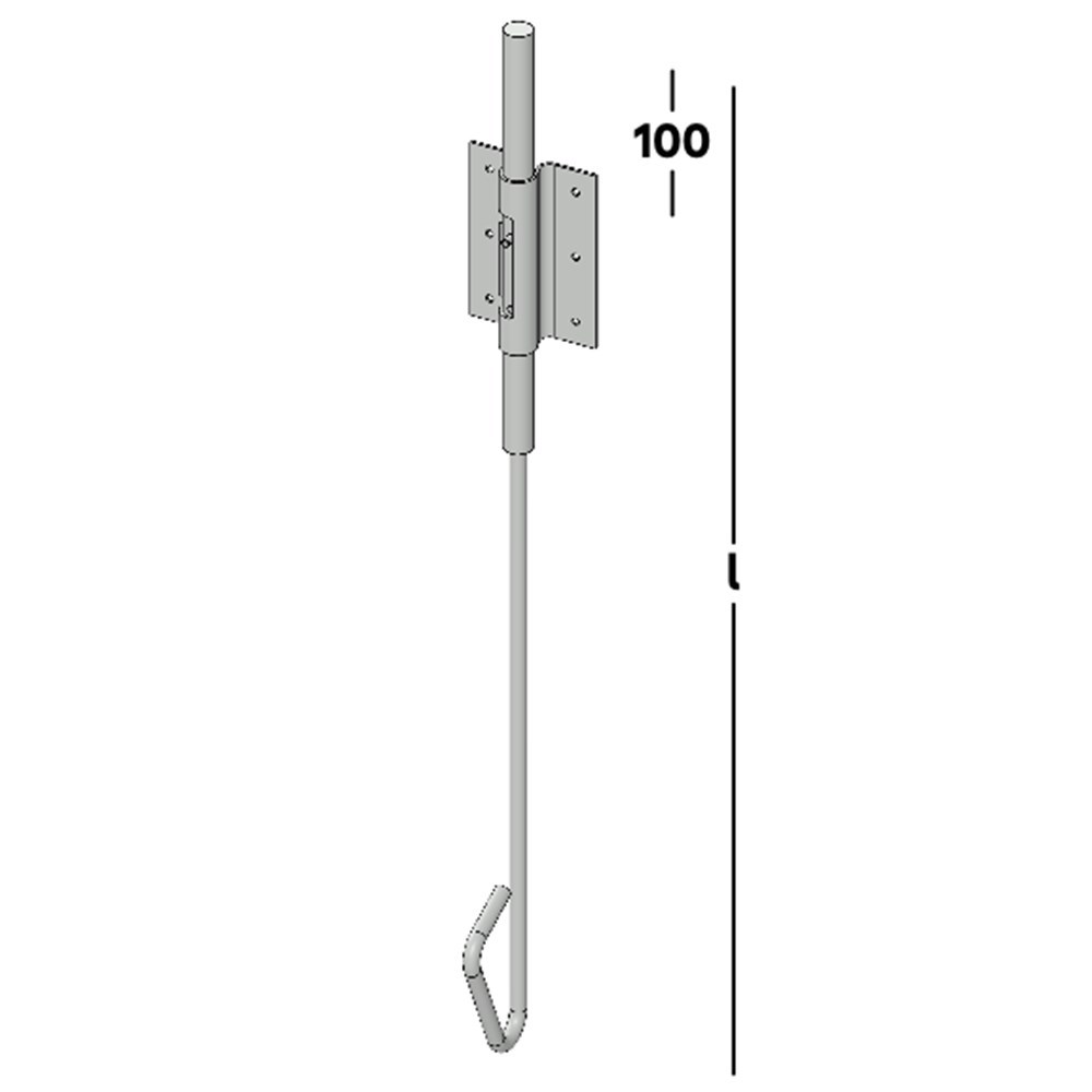 staartgrendel verlengd elvz-5