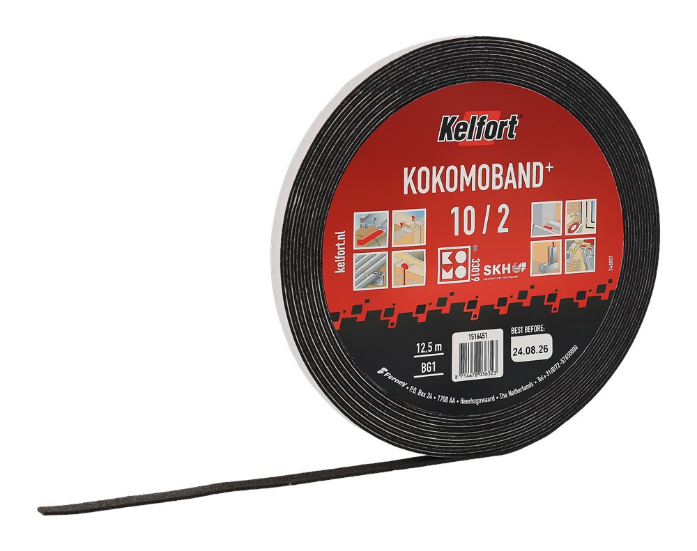 kokomoband zwart kelfort