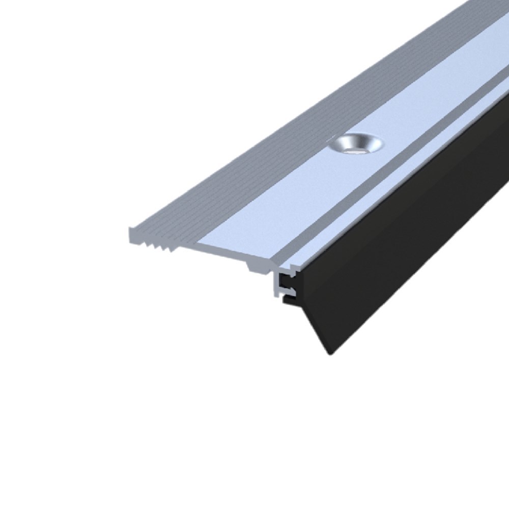 slijtdorpelstrip aluminium ellen met lip