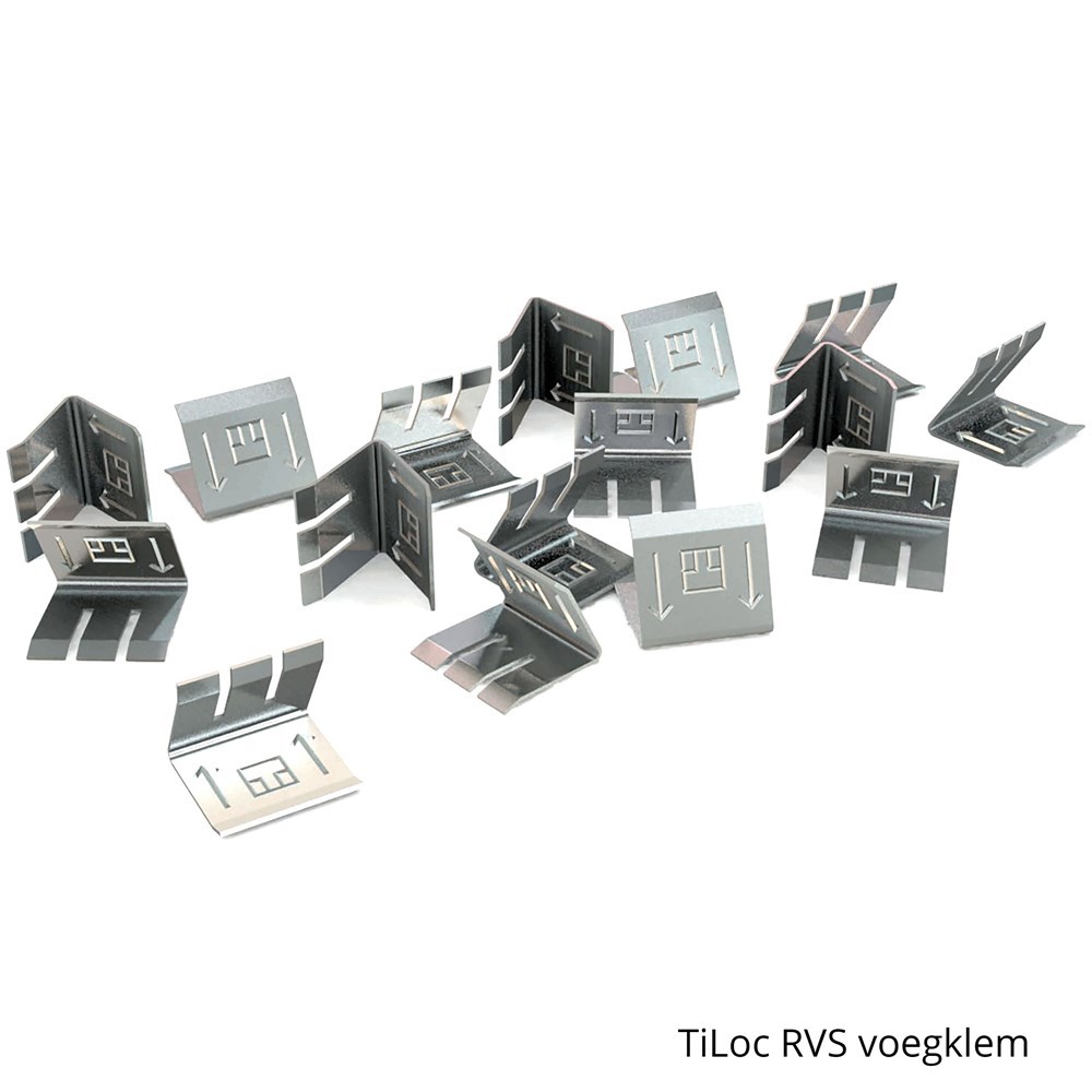 voegklem universeel rvs tilmar