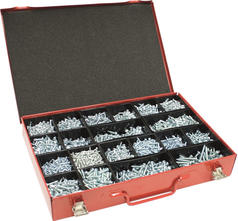 assortimentskoffer metaal rood kelfort-5