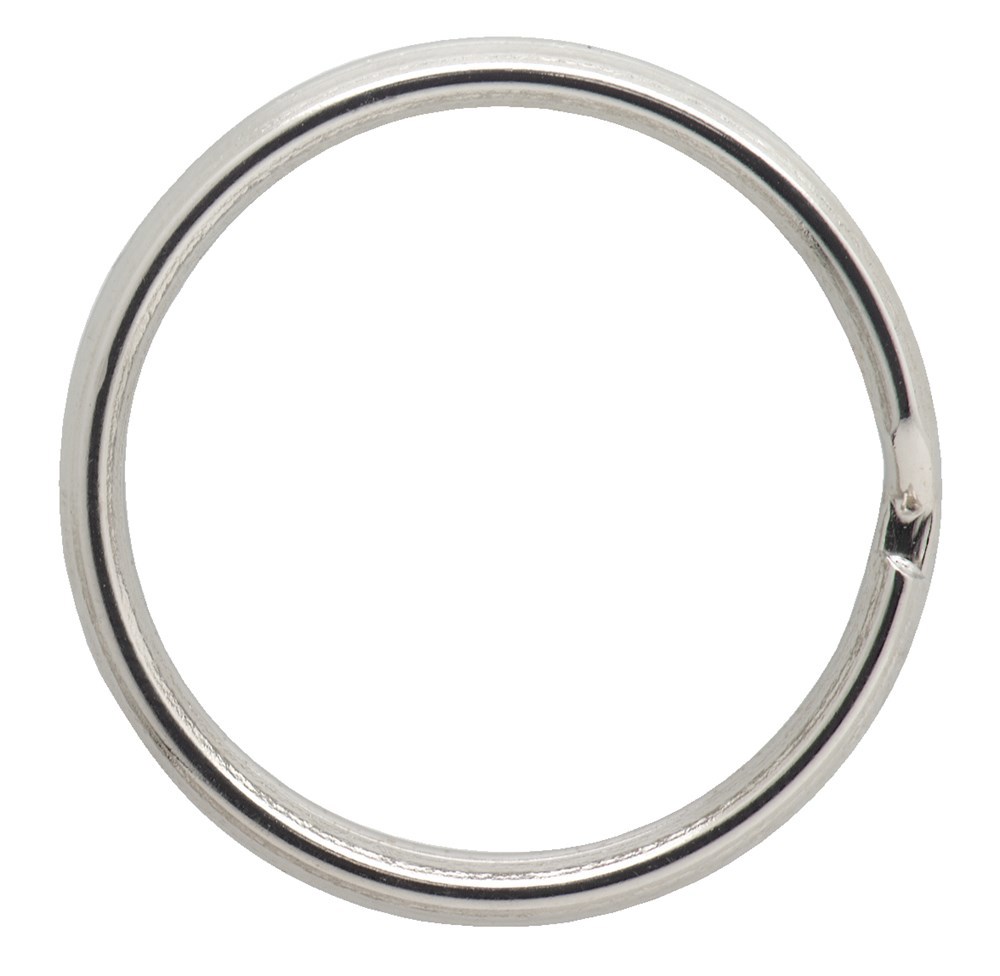 sleutelring vernikkeld